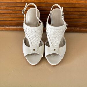 COLIN STUART Brand  Heels  Sandals  Size 7.5 cream, colored, leather